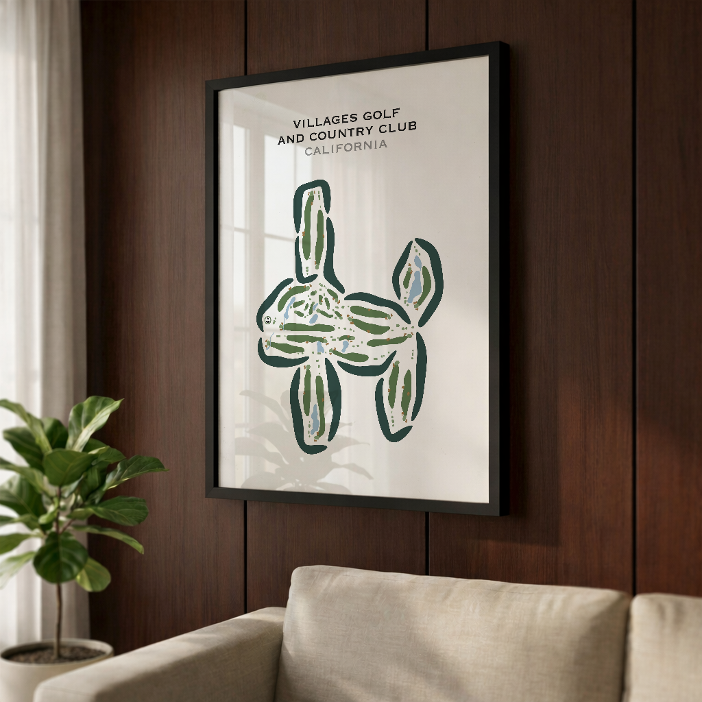 Villages Golf & Country Club, California - Printed Golf Courses