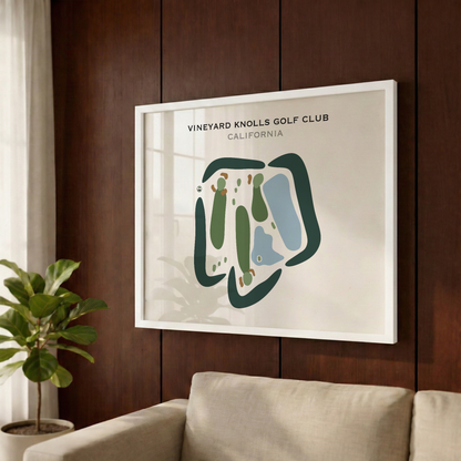 Vineyard Knolls Golf Club, California - Printed Golf Courses