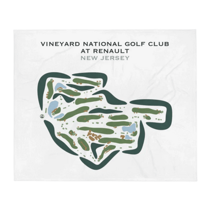 Vineyard National Golf Club at Renault, New Jersey - Printed Golf Courses