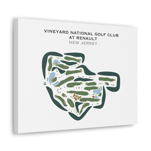 Vineyard National Golf Club at Renault, New Jersey - Printed Golf Courses