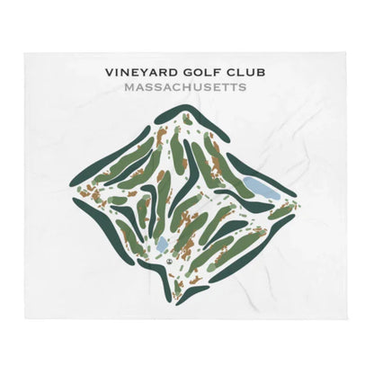 Vineyard Golf Club, Massachusetts - Printed Golf Course