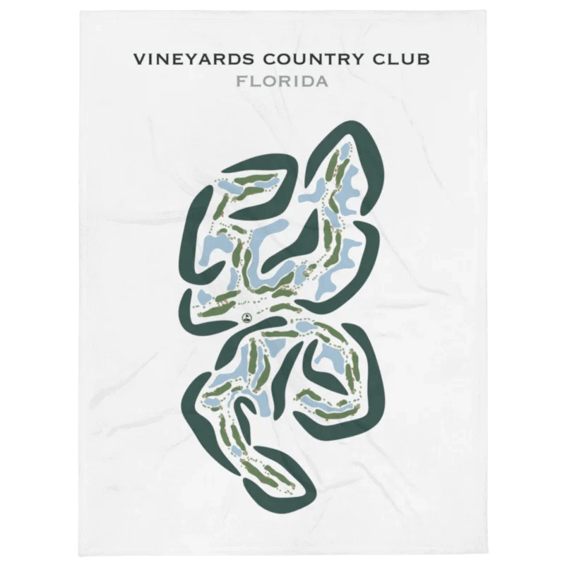 Vineyards Country Club, Florida - Printed Golf Courses