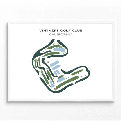 Vintners Golf Club, California - Printed Golf Courses