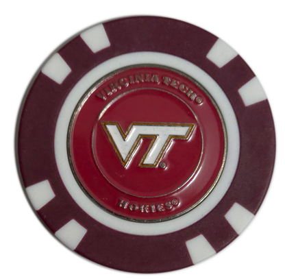 Officially Licensed Virginia Tech Hokies Poker Chip Ball Marker