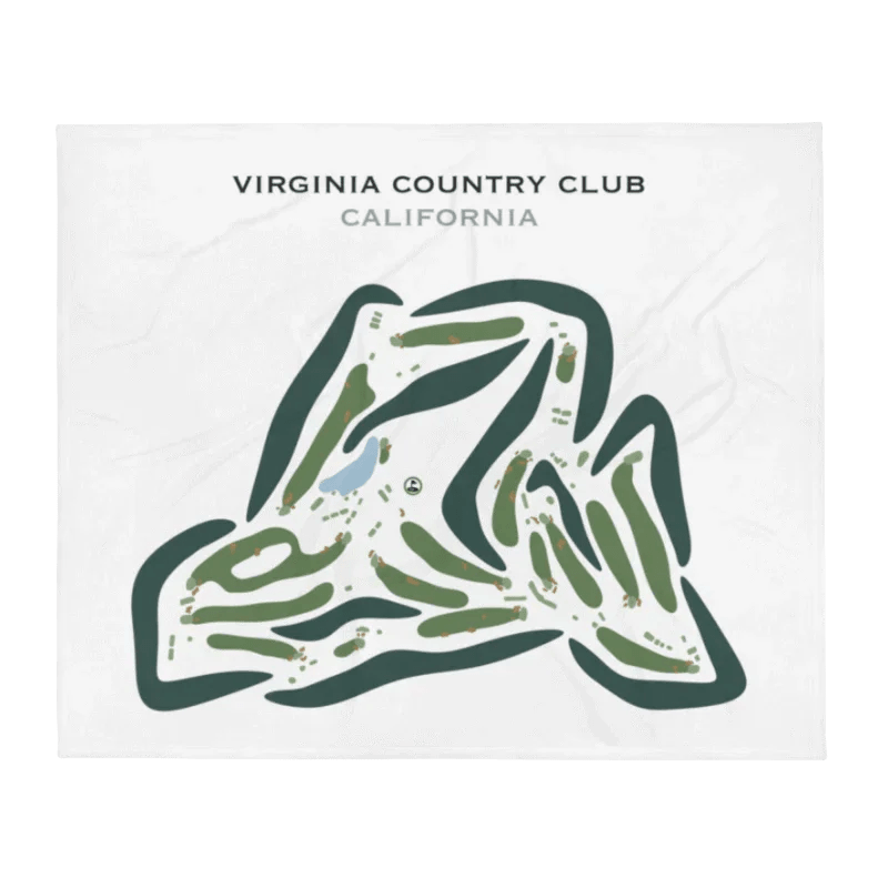 Virginia Country Club, California - Printed Golf Courses