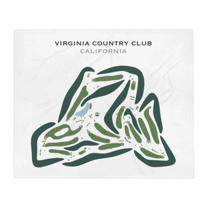 Virginia Country Club, California - Printed Golf Courses