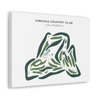 Virginia Country Club, California - Printed Golf Courses