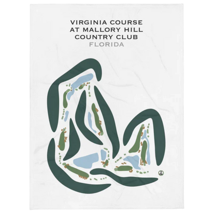 Virginia Course at Mallory Hill Country Club, Florida - Printed Golf Courses