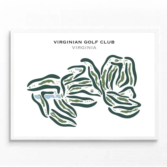 Virginian Golf Club, Virginia - Printed Golf Courses