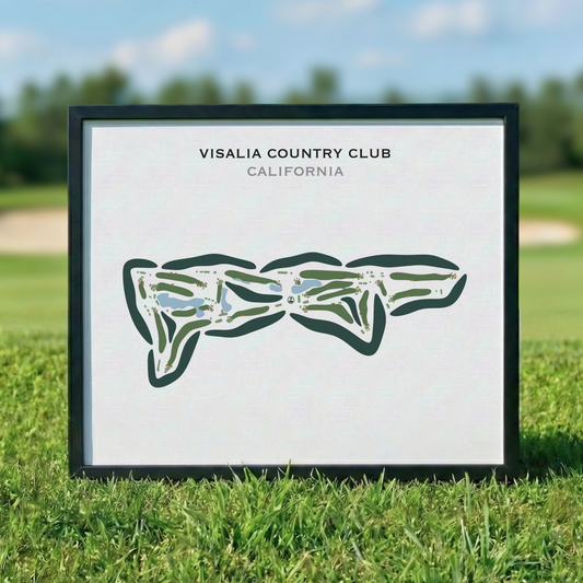 Visalia Country Club, California - Printed Golf Courses
