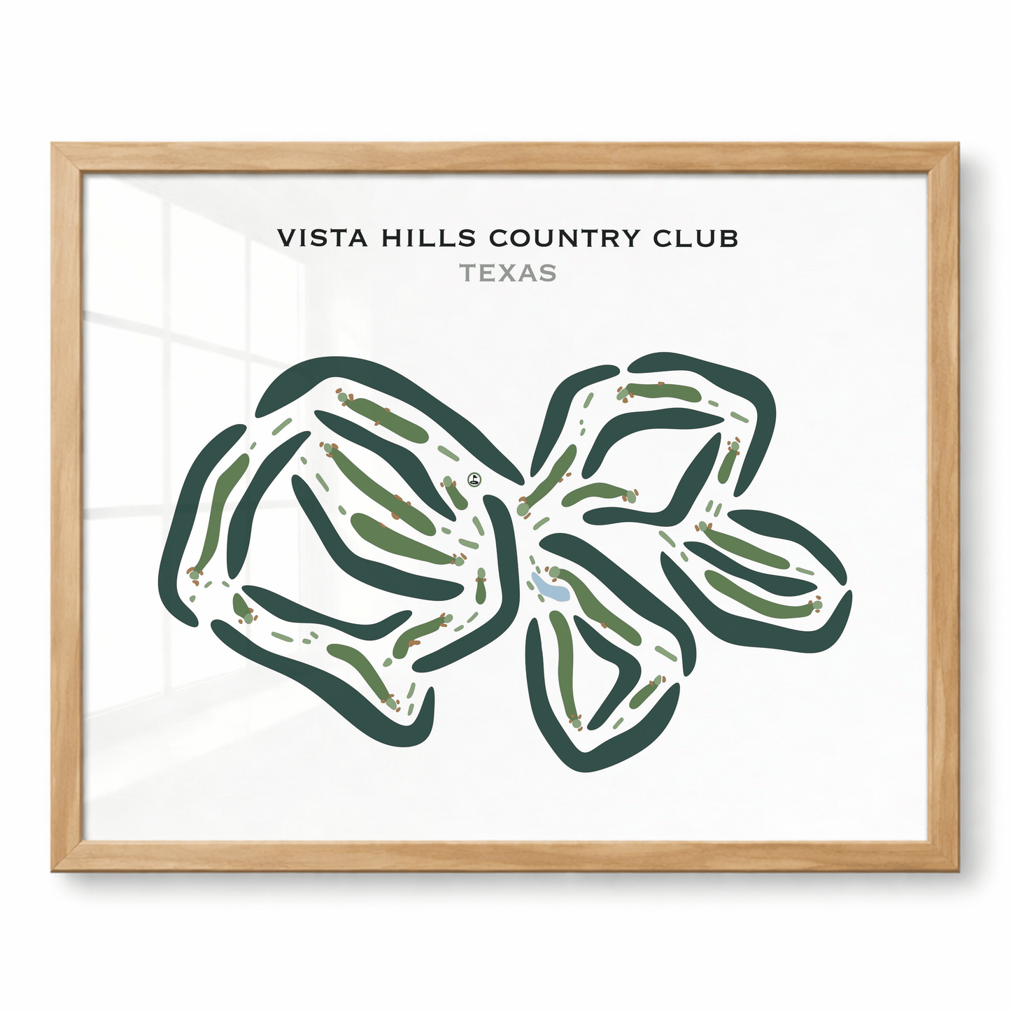 Vista Hills Country Club, Texas - Printed Golf Course