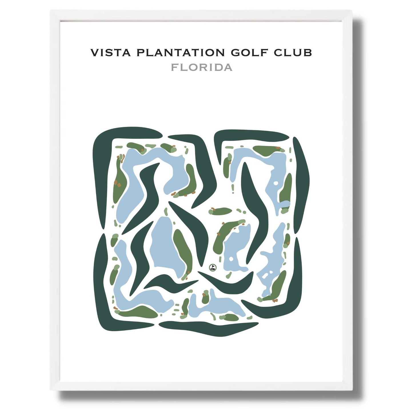 Vista Plantation Golf Club, Florida - Printed Golf Courses
