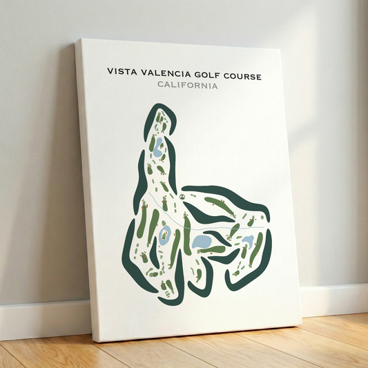 Vista Valencia Golf Course, California - Printed Golf Courses