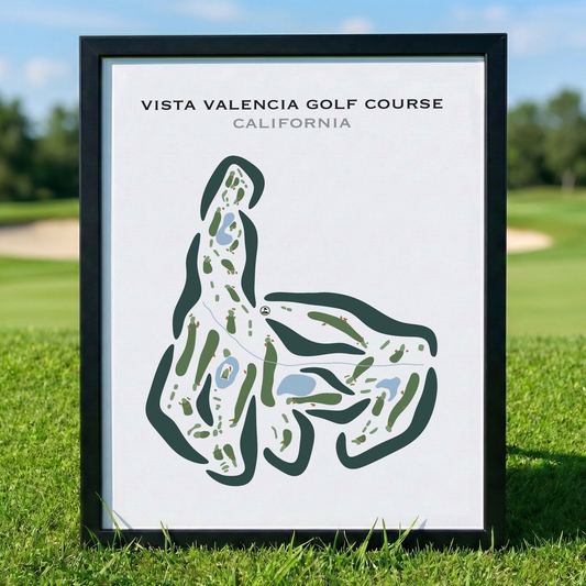 Vista Valencia Golf Course, California - Printed Golf Courses
