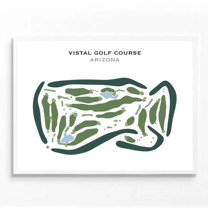 Vistal Golf Course, Arizona - Printed Golf Courses