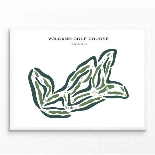 Volcano Golf Course, Hawaii - Printed Golf Courses