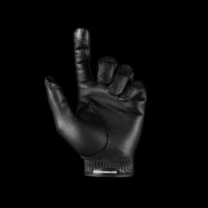 Through Touch Golf Glove - Black/Green