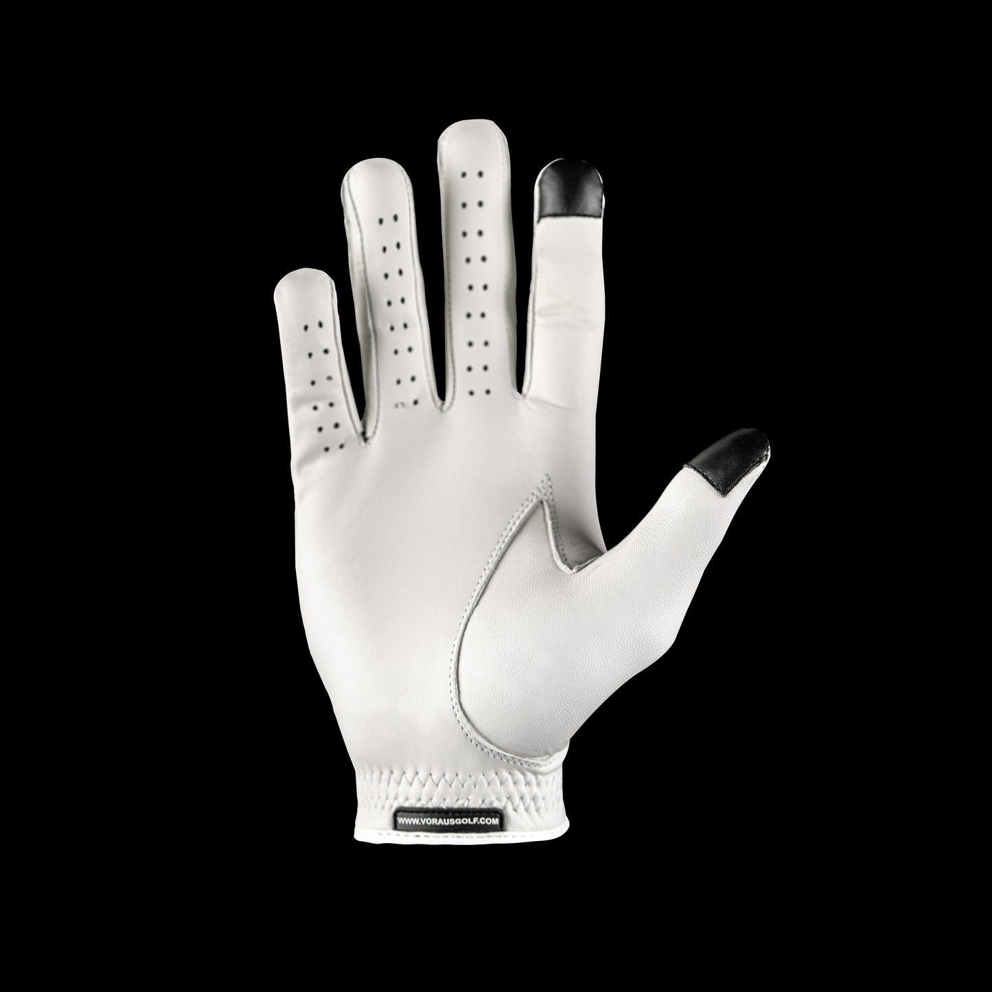 Through Touch Golf Glove - White/Green