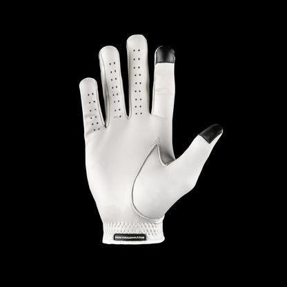 Through Touch Golf Glove - White/Green
