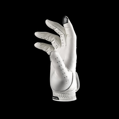 Through Touch Golf Glove - White/Green