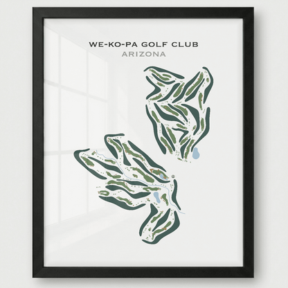 WE-KO-PA Golf Club, Arizona - Printed Golf Courses