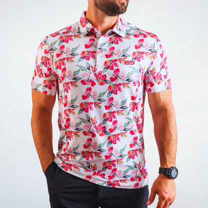 Cherry Blossom Performance Polo