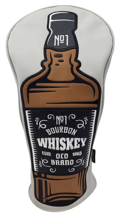 Bourbon Bottle Embroidered Driver Headcover by ReadyGOLF