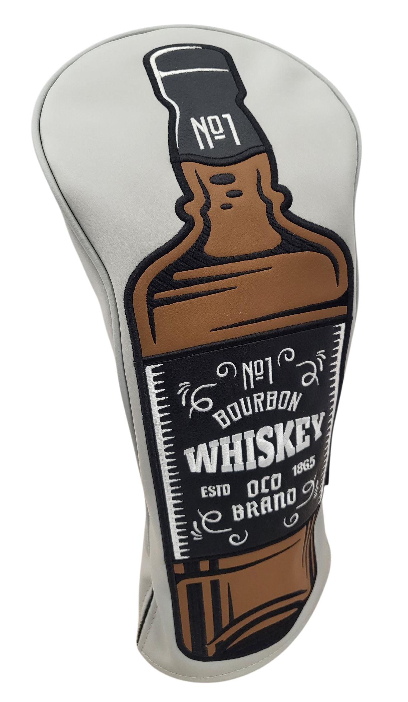 Bourbon Bottle Embroidered Driver Headcover by ReadyGOLF
