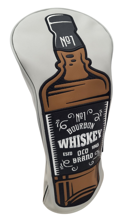 Bourbon Bottle Embroidered Driver Headcover by ReadyGOLF