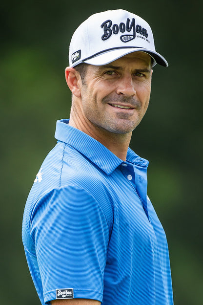 BooYaa Premium Golf Cap - WHITE CLASSIC 2.0