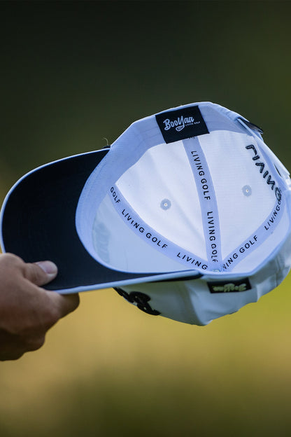 BooYaa Premium Golf Cap - WHITE CLASSIC 2.0