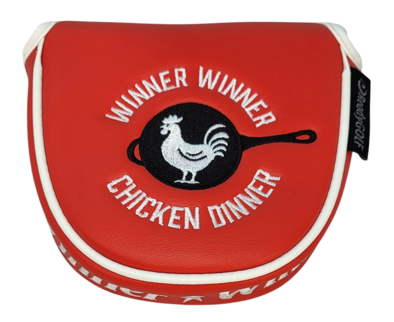 Winner Winner Chicken Dinner Embroidered Putter Cover by ReadyGOLF  -  Mallet