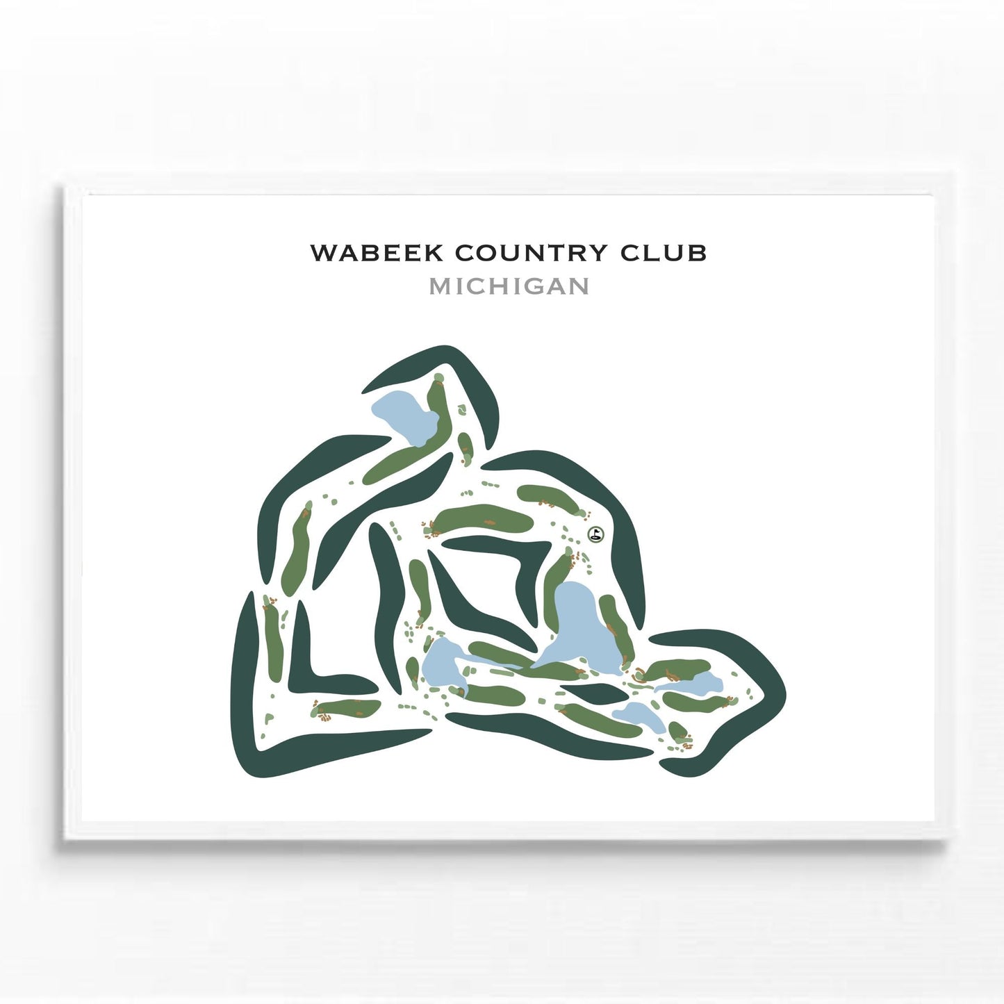 Wabeek Country Club, Michigan - Printed Golf Courses