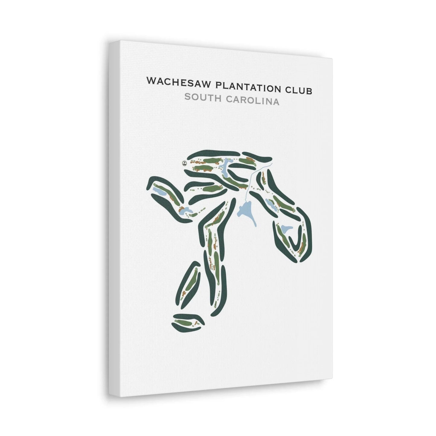 Wachesaw Plantation Club, South Carolina - Printed Golf Courses