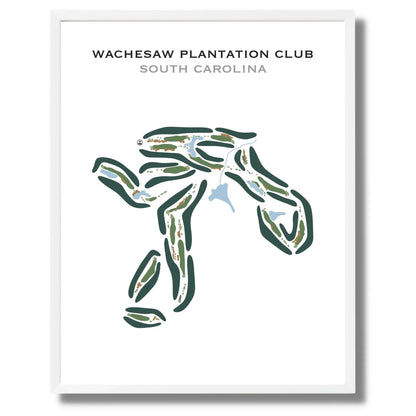 Wachesaw Plantation Club, South Carolina - Printed Golf Courses