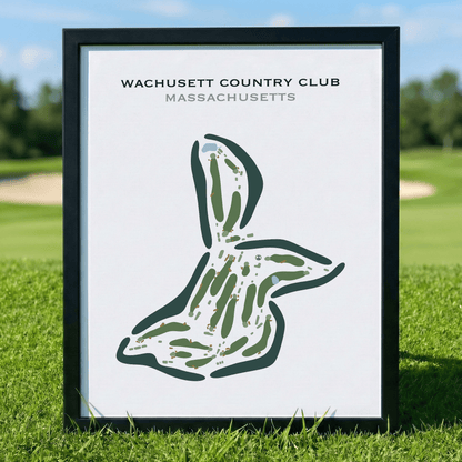 Wachusett Country Club, Massachusetts - Printed Golf Courses