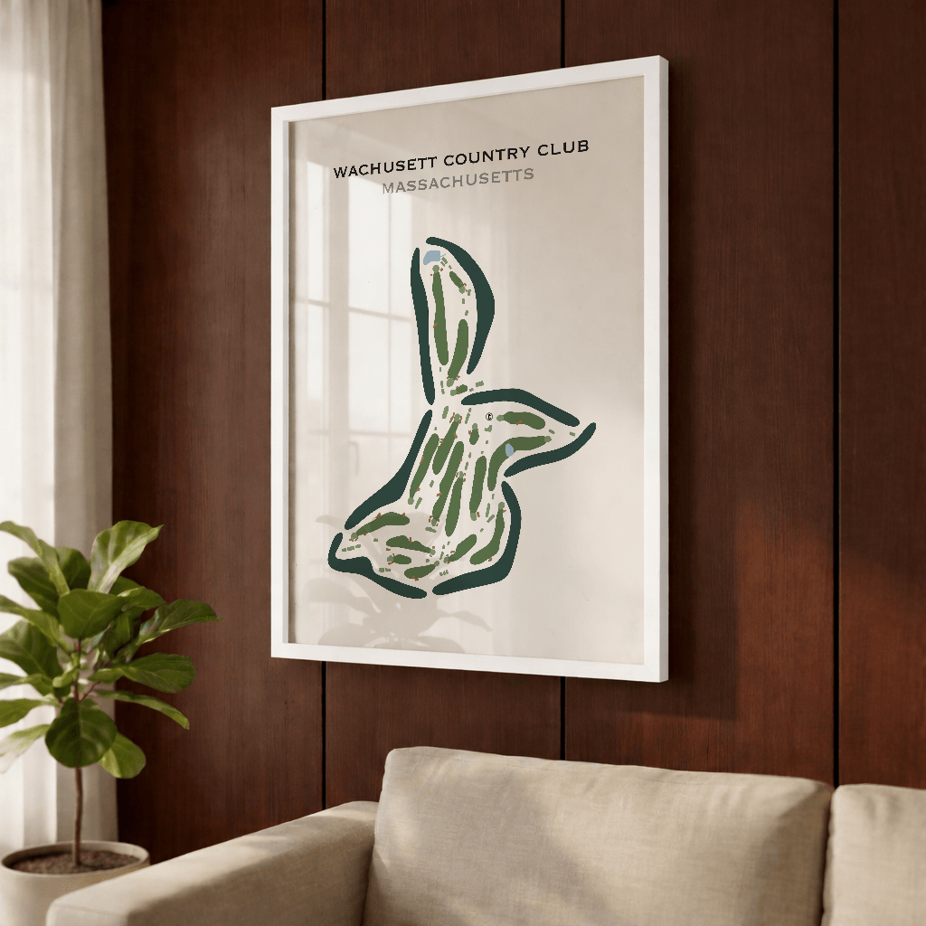 Wachusett Country Club, Massachusetts - Printed Golf Courses