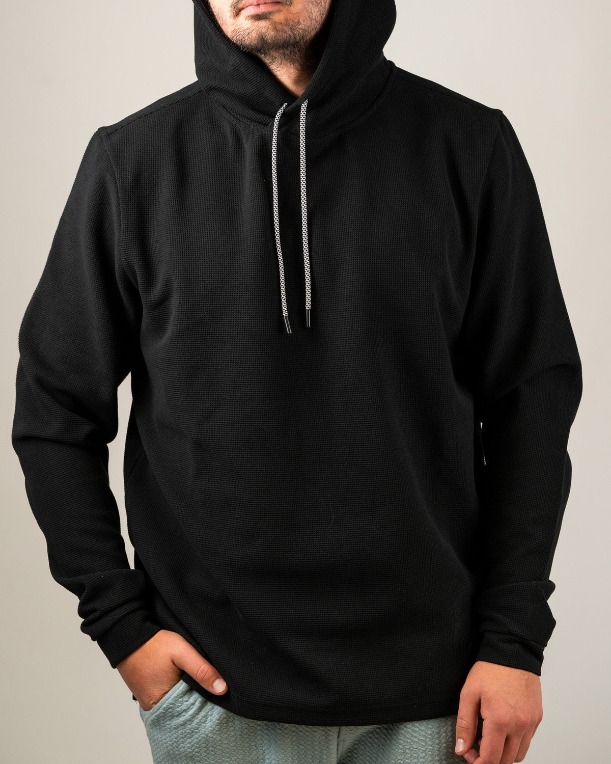 Player Preferred™ Waffle Grid Hoodie - Obsidian