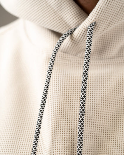 Player Preferred™ Waffle Grid Hoodie - Ivory