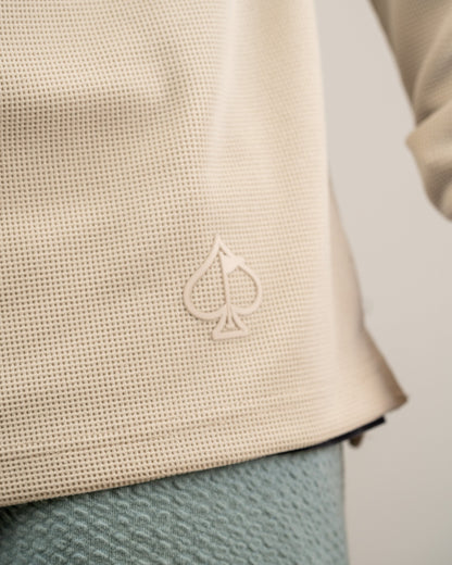 Player Preferred™ Waffle Grid Hoodie - Ivory