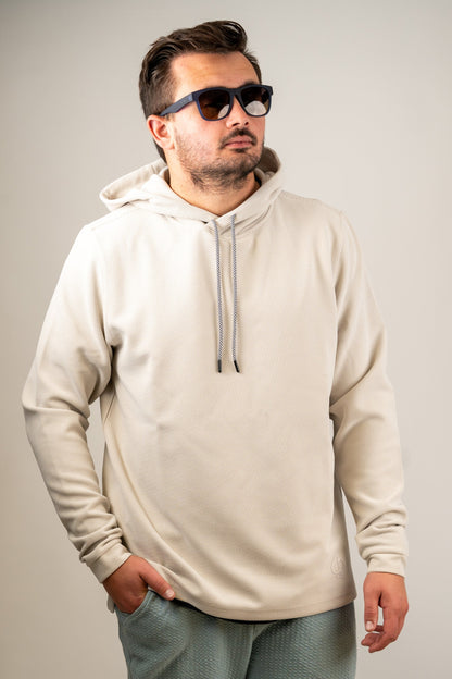 Player Preferred™ Waffle Grid Hoodie - Ivory