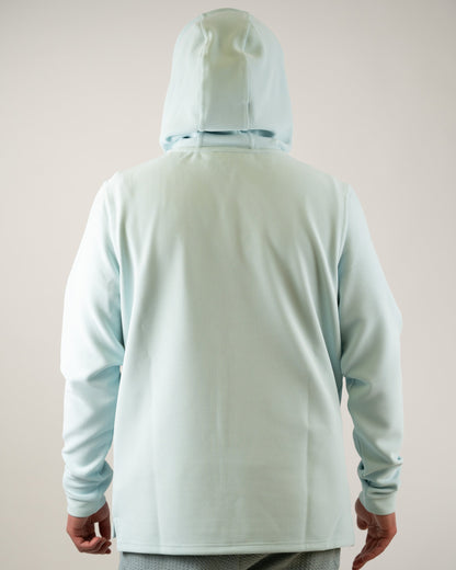 Player Preferred™ Waffle Grid Hoodie - Ice Blue
