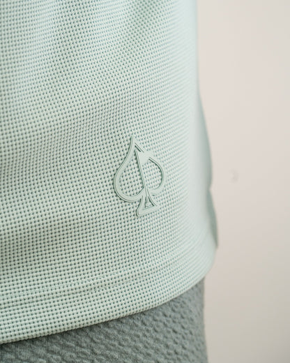 Player Preferred™ Waffle Grid Hoodie - Ice Blue
