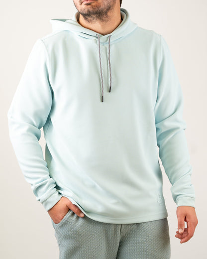 Player Preferred™ Waffle Grid Hoodie - Ice Blue