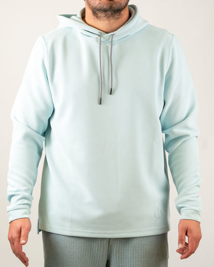 Player Preferred™ Waffle Grid Hoodie - Ice Blue