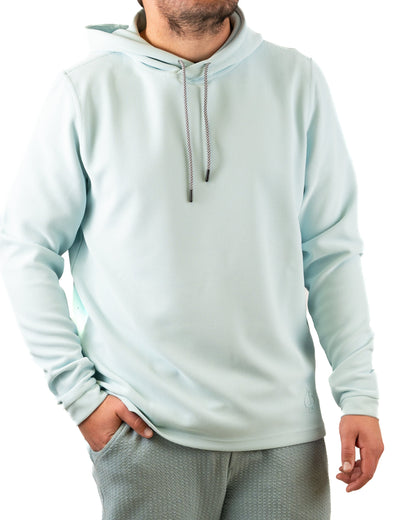 Player Preferred™ Waffle Grid Hoodie - Ice Blue