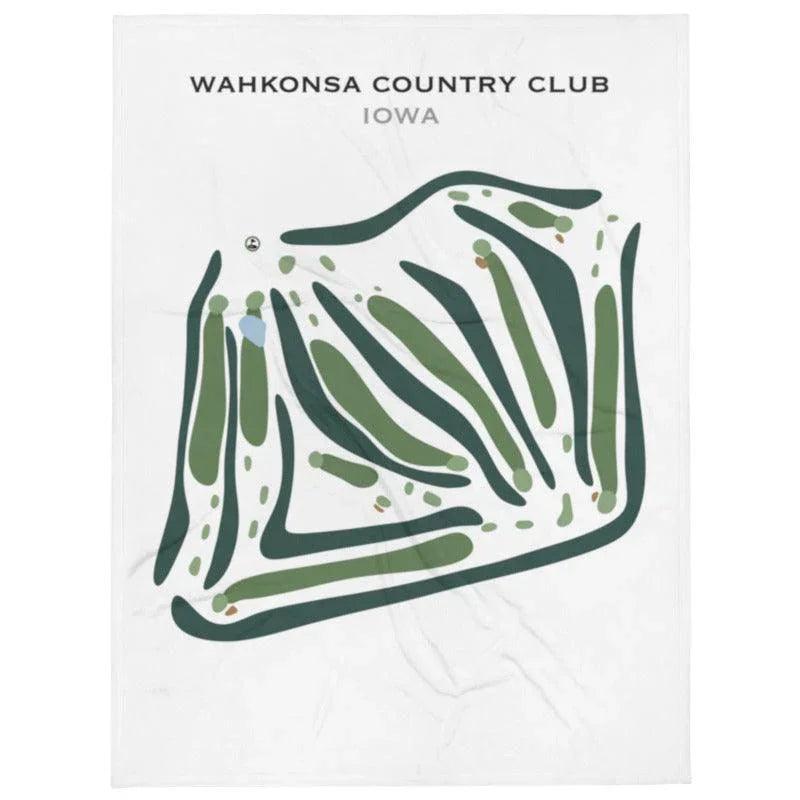 Wahkonsa Country Club, Iowa - Printed Golf Courses