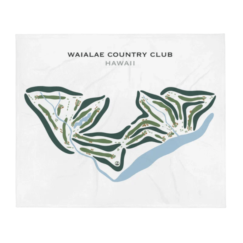 Waialae Country Club, Hawaii - Printed Golf Courses
