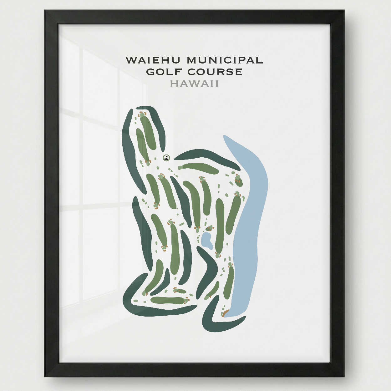 Waiehu Municipal Golf Course, Hawaii - Printed Golf Courses