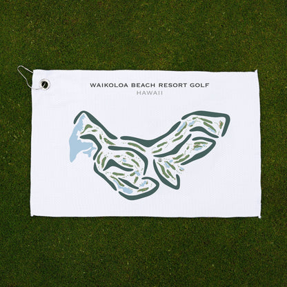Waikoloa Beach Resort Golf, Hawaii - Printed Golf Courses